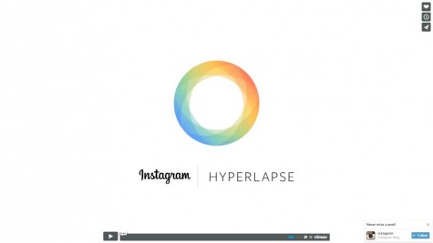 Screenshot of Hyperlapse promo video