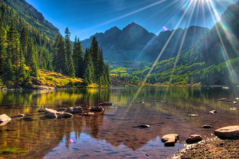 Maroon Bells are two mountains near Aspen that are perfect for a summer hike. Photo by Dhaval Shreyas