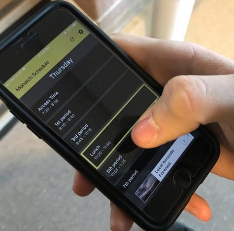 Student's app helps with new schedule