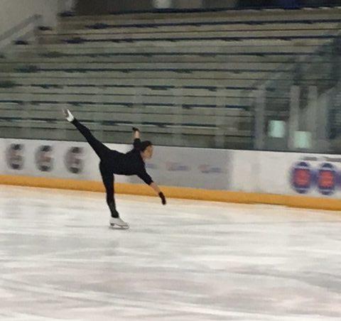 Nicole Gander practices figure skating. Skating is something that I will continue to do for the rest of my life, said Gander