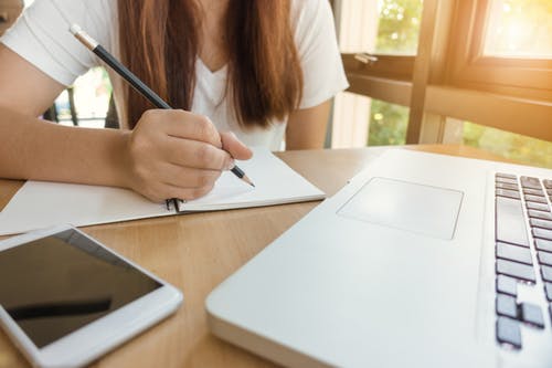 girl computer