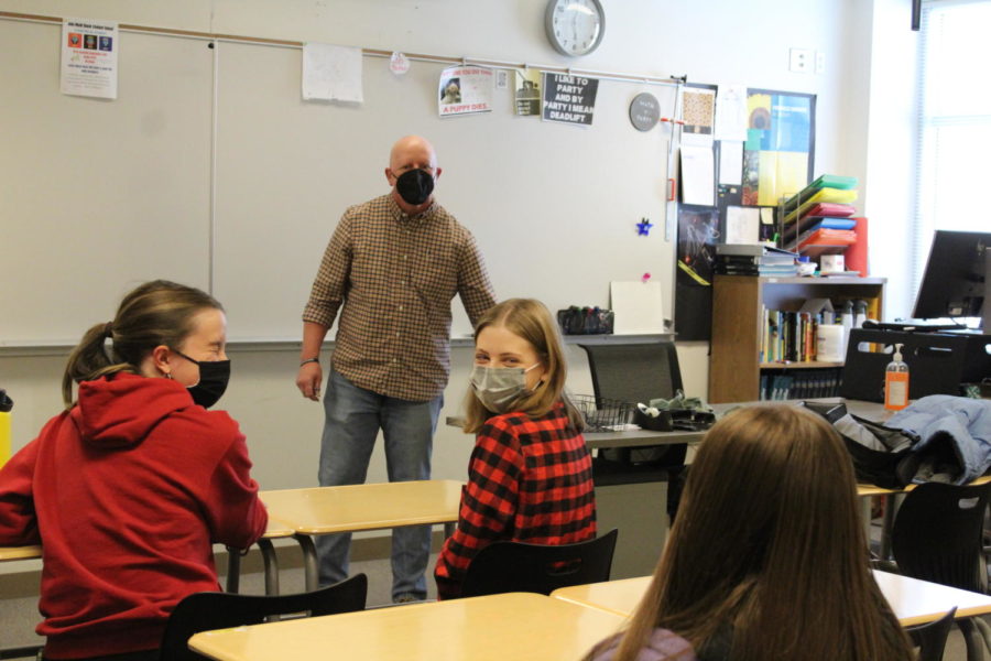 Brian Beamer uses his unique brand of humor to connect with his students.
