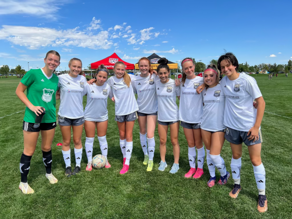 Eager to pursue soccer in Colorado, Sania Gandbhir joins Boulder County United soccer club. In order to do this, she had to make sure her host sister, Millie Barber ‘26, also played for the team.