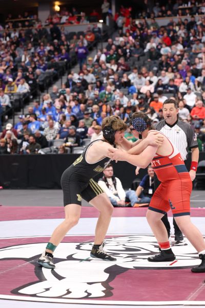 Gregory Maxwell wins the Unified state wrestling title on Feb. 21 at Ball Arena.